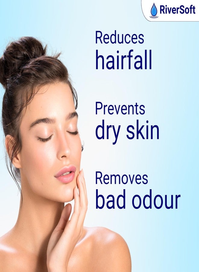 RIVERSOFT SFC-10 Advanced Shower Filter and tap Filter Cartridge with 10 Stage for Hard Water, Cartridge only (White, PP) - Image 4